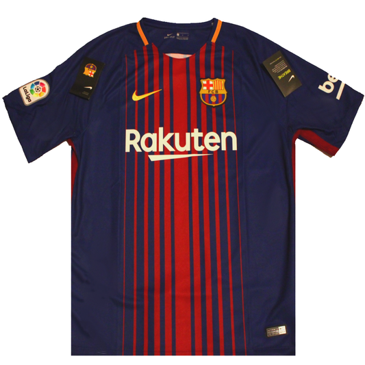 Barcelona 2017-2018 Home Football Shirt (BNWT) S