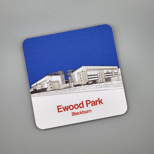 Blackburn Rovers FC coaster of Ewood Park