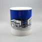 Blackburn Rovers FC Ewood Park Illustrated Mug