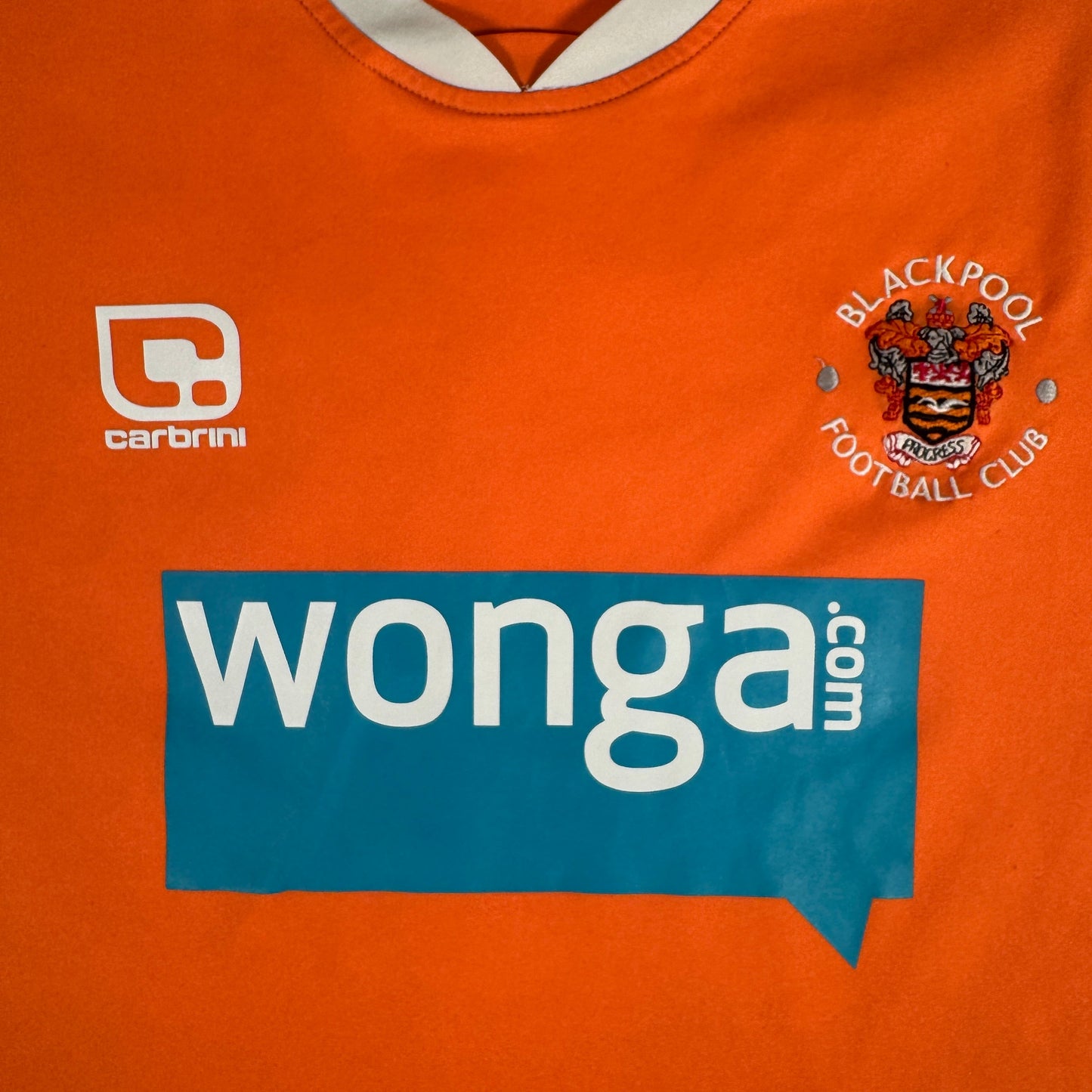 ADAM 26 Blackpool 2010/2011 Home Football Shirt XL