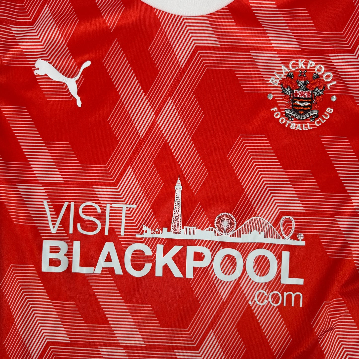 Blackpool 2021/2022 Home Football Shirt Large