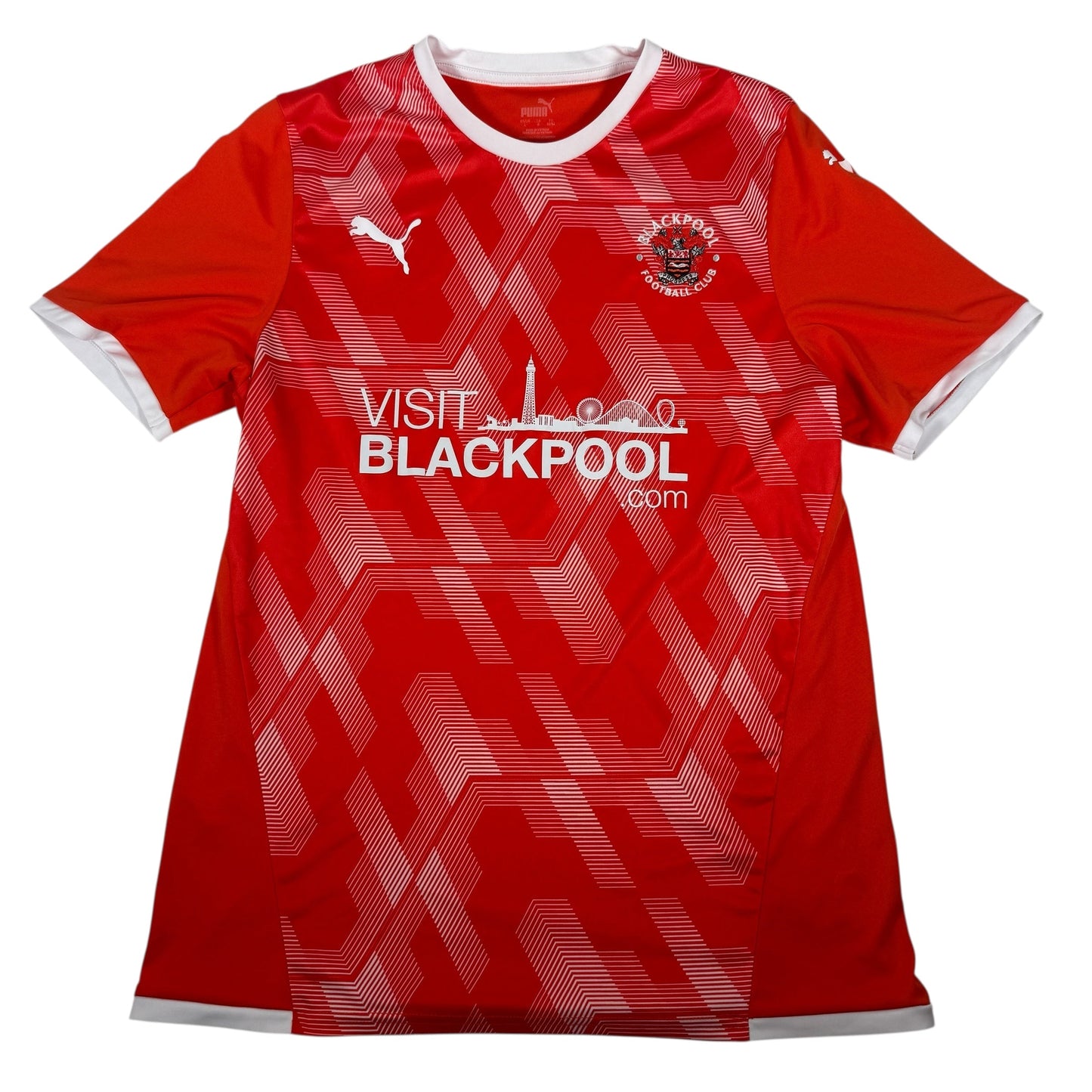 Blackpool 2021/2022 Home Football Shirt Large