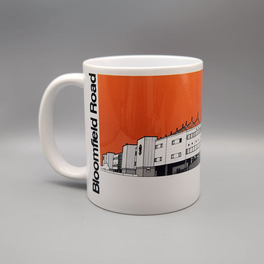 Blackpool FC Bloomfield Road Illustrated Mug