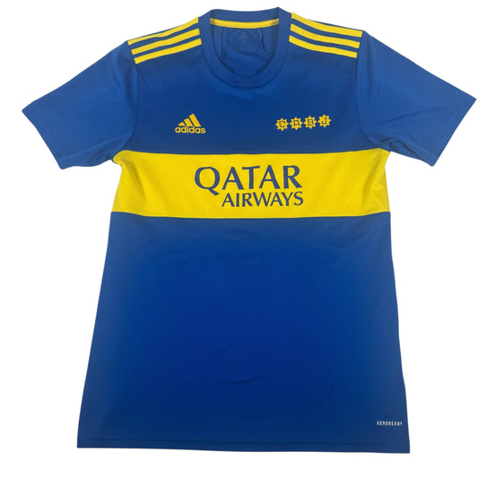 Boca Juniors 2021/2022 Home Football Shirt Medium