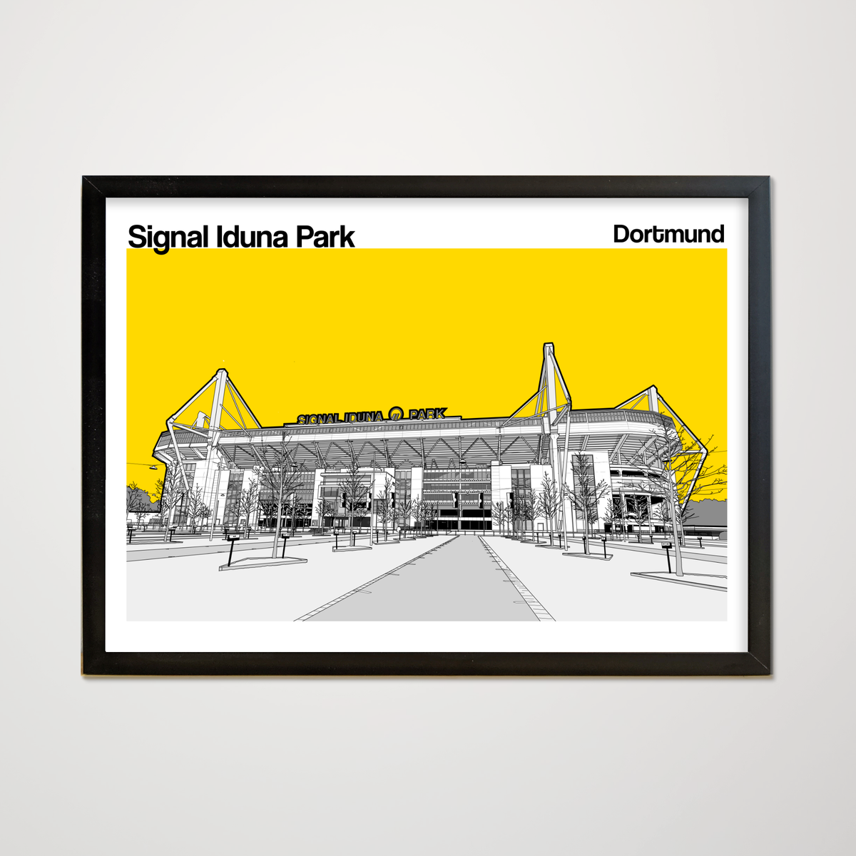 Borussia Dortmund posters of Signal Iduna Park