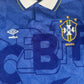 Brazil 1991/1992/1993 Away Football Shirt Large