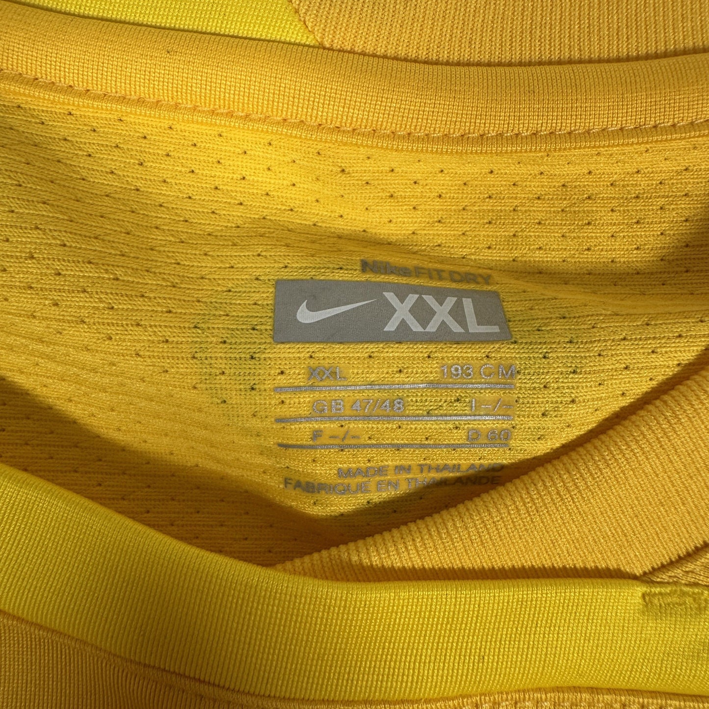 Brazil 2008/2009/2010 Training Football Shirt XXL