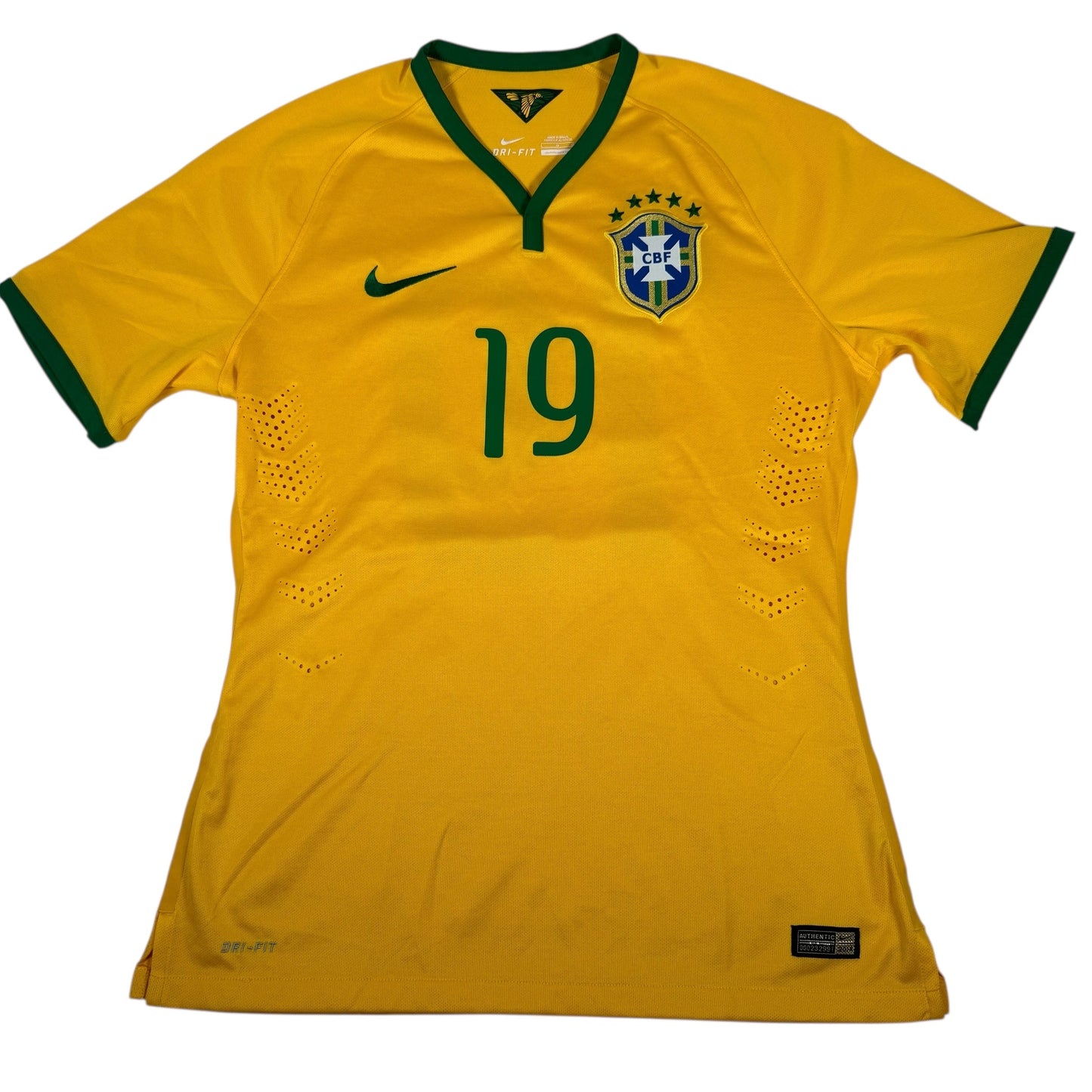 19 Brazil 2014/2015 Home Player Spec Football Shirt Large