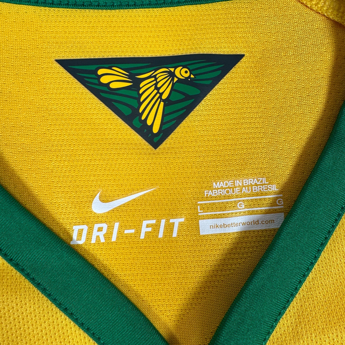 19 Brazil 2014/2015 Home Player Spec Football Shirt Large