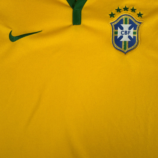 Brazil 2014/2015/2016 Home Football Shirt Childs Large
