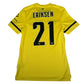 ERIKSEN 21 Brentford 2021/2022 Away Football Shirt Small