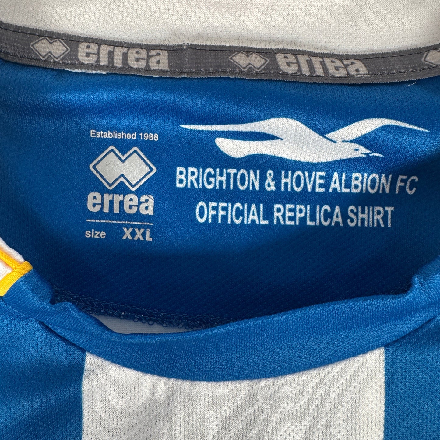 Brighton & Hove Albion 2013/2014 Home Football Shirt 2XL XXL