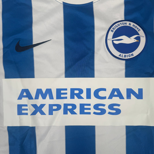 Brighton & Hove Albion 2014/2015/2016 Home Long Sleeve Football Shirt Small