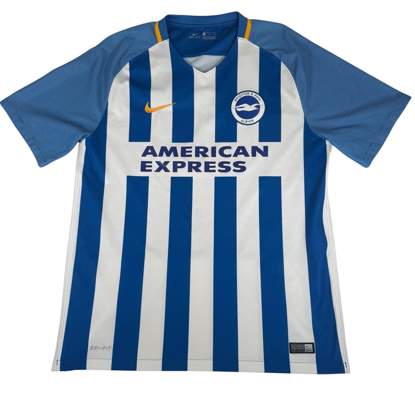 Brighton & Hove Albion 2017/2018 Home Football Shirt XL