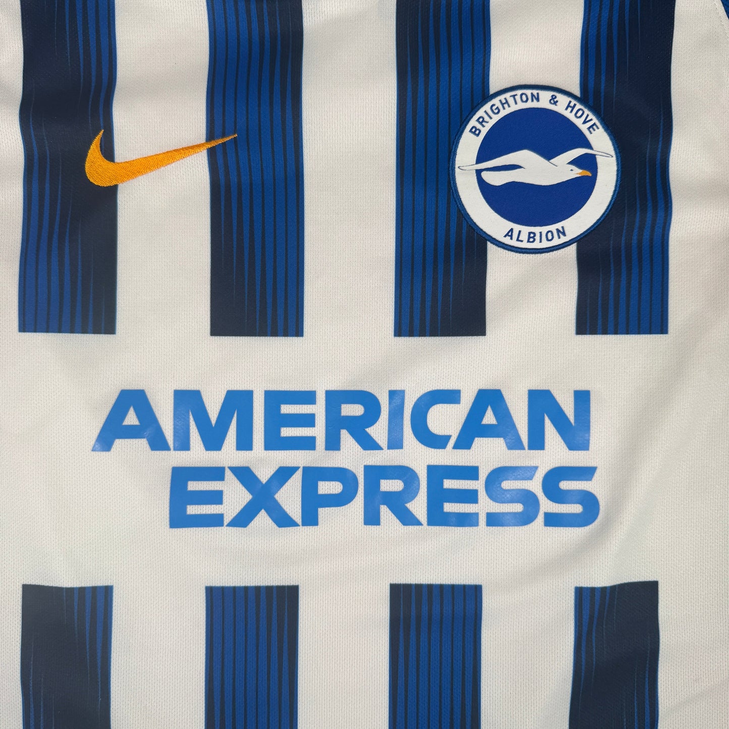 Brighton & Hove Albion 2019/2020 Home Football Shirt Medium