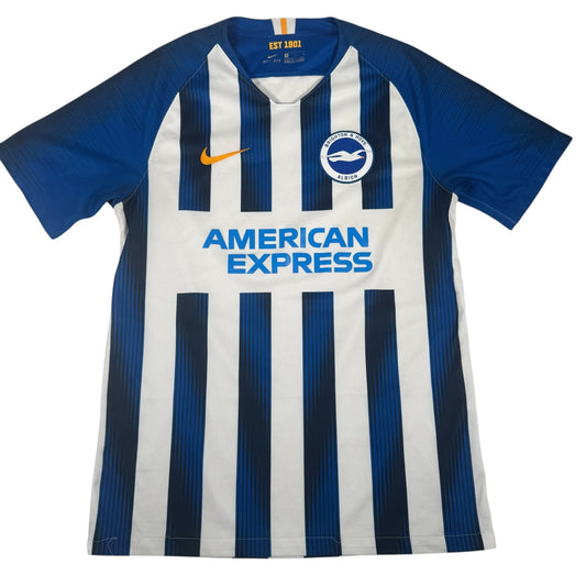 Brighton & Hove Albion 2019/2020 Home Football Shirt Medium