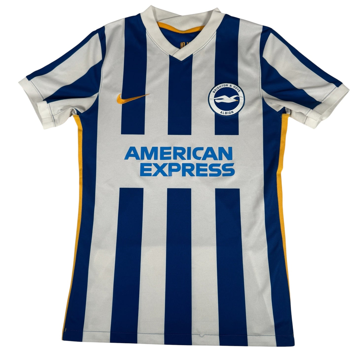 Brighton & Hove Albion 2021/2022 Home Football Shirt Small