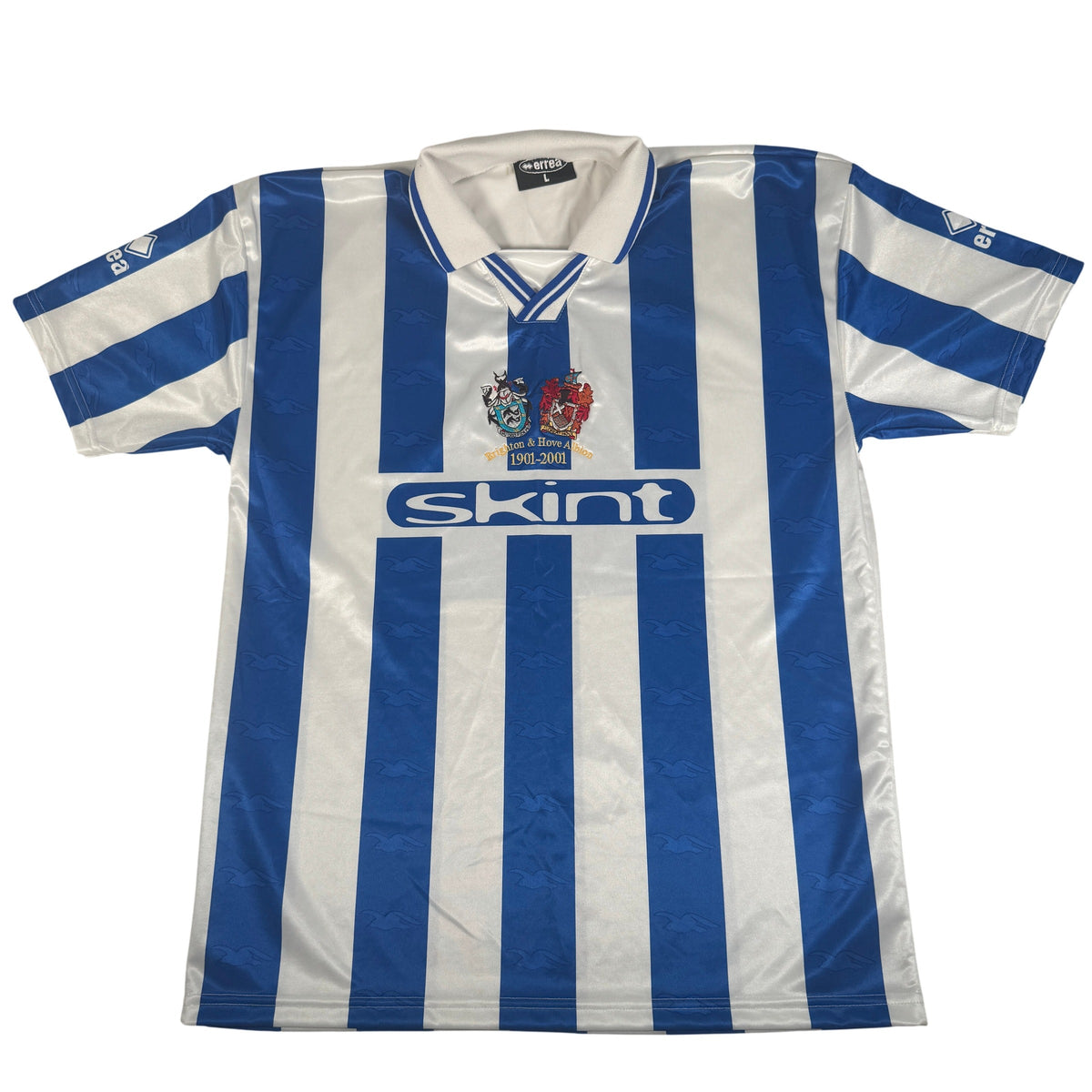 Brighton & Hove Albion 2000/2001/2002 Home Football Shirt Large