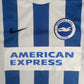 Brighton & Hove Albion 2014/2015 Home Football Shirt Large