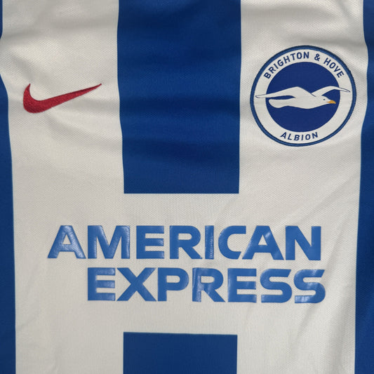 Brighton & Hove Albion 2016/2017 Home Football Shirt Small