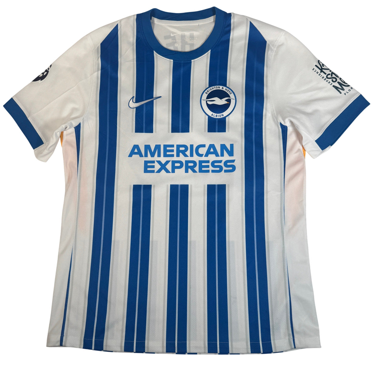 Van Hecke 29 Brighton & Hove Albion 2024/2025 Home Football Shirt Large