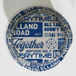 Leeds - Word Montage - White & Blue - Bucket Hat