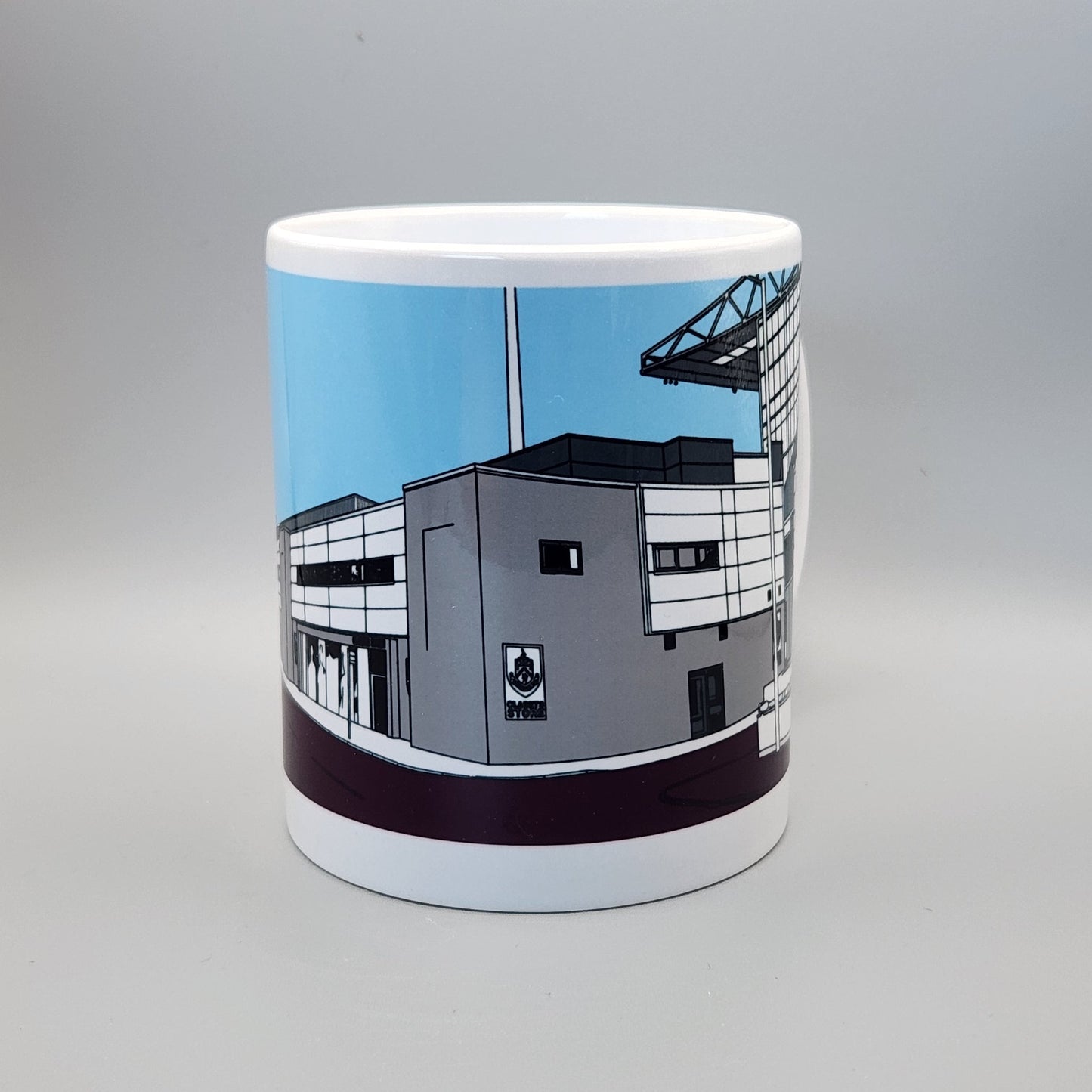 Burnley FC Turf Moor Illustrated Mug