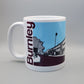 Burnley FC Turf Moor Illustrated Mug