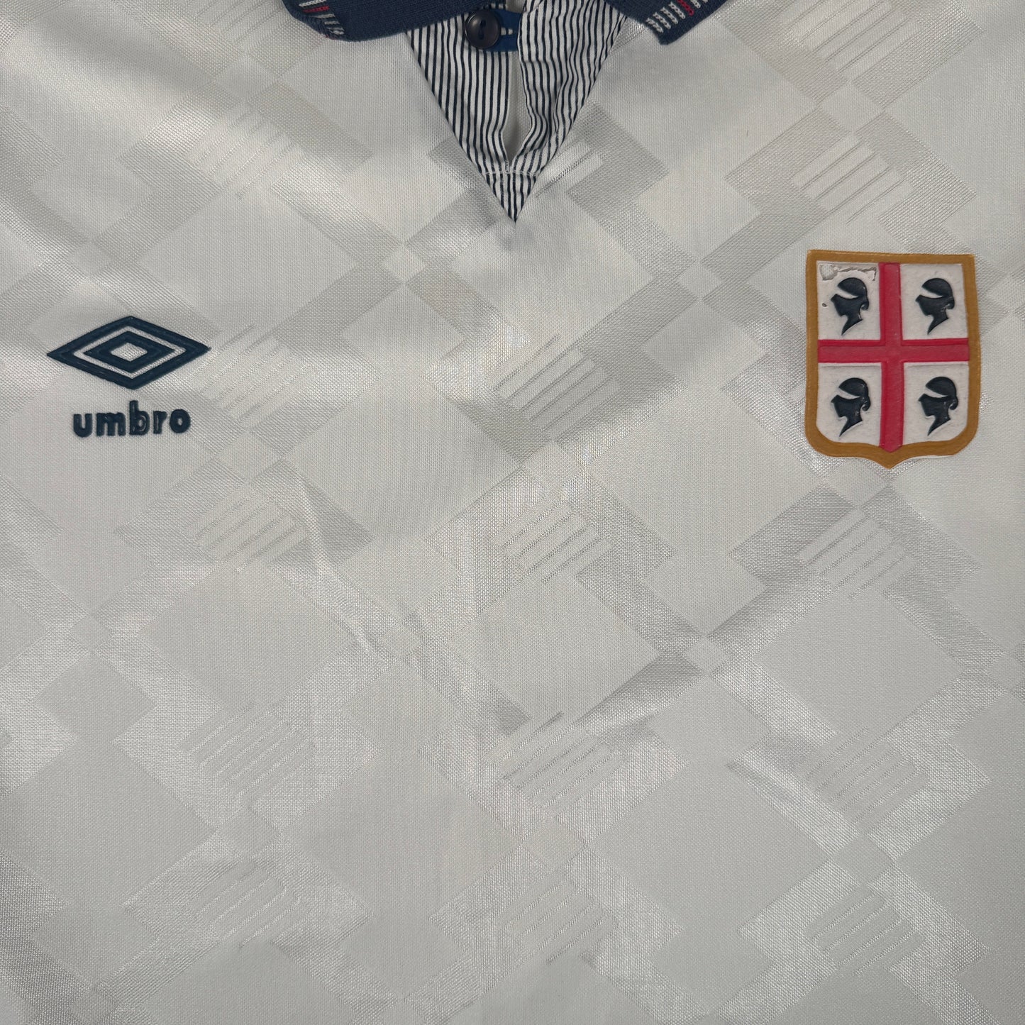Cagliari Calcio 1990/1991/1992 Away Football Shirt XL