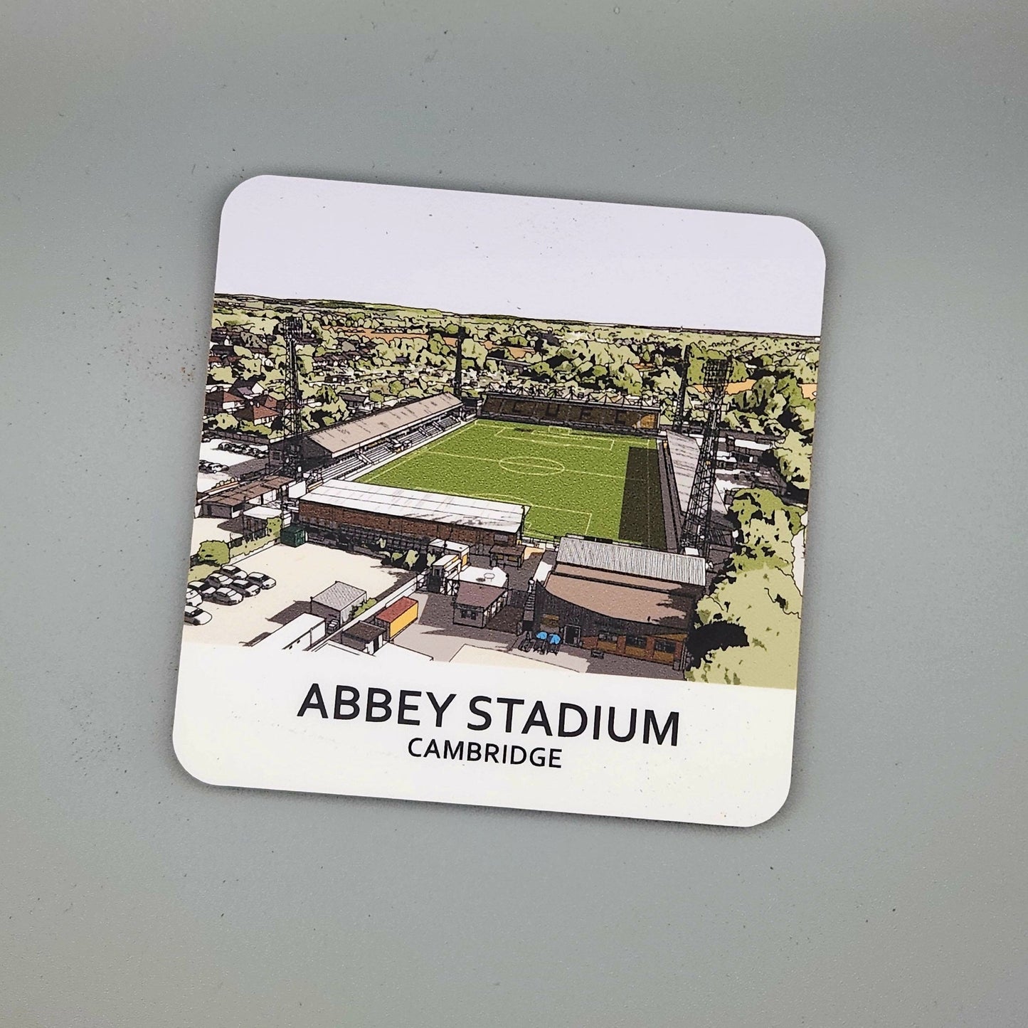 Cambridge United coaster of Abbey Stadium