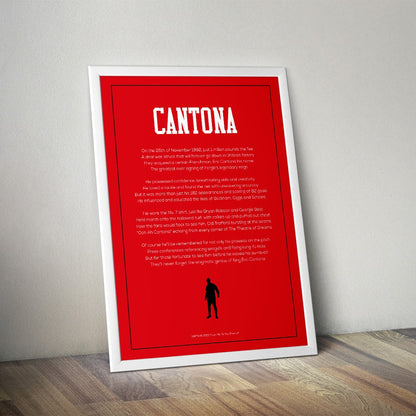 Eric Cantona Poem Print