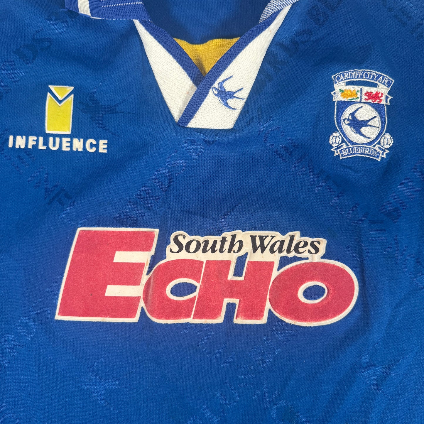 Cardiff City 1995/1996 Home Football Shirt XL
