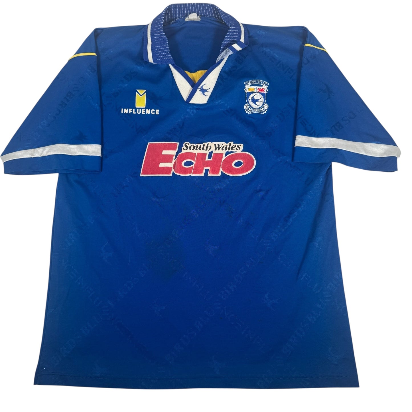 Cardiff City 1995/1996 Home Football Shirt XL