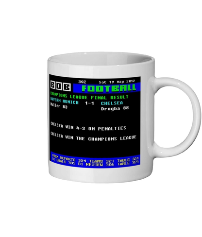 Bayern v Chelsea Champions League 2012 Mug