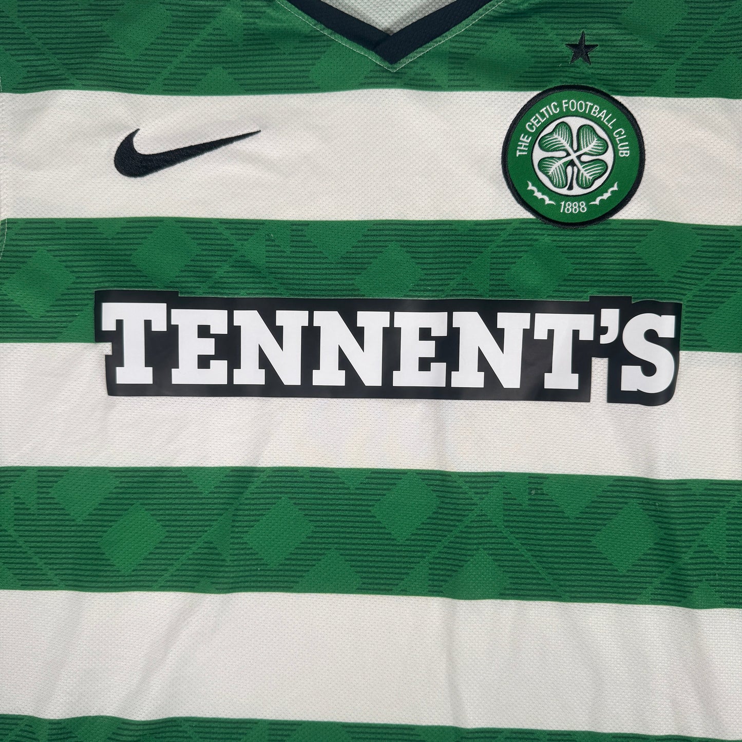 Celtic 2010/2011 Home Long Sleeve Football Shirt Medium