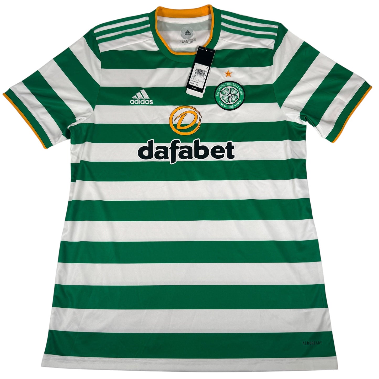 Celtic 2020/2021 Home Football Shirt Large BNWT