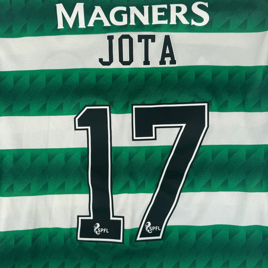 JOTA 17 Celtic 2022/2023 Home Long Sleeve Football Shirt 2XL