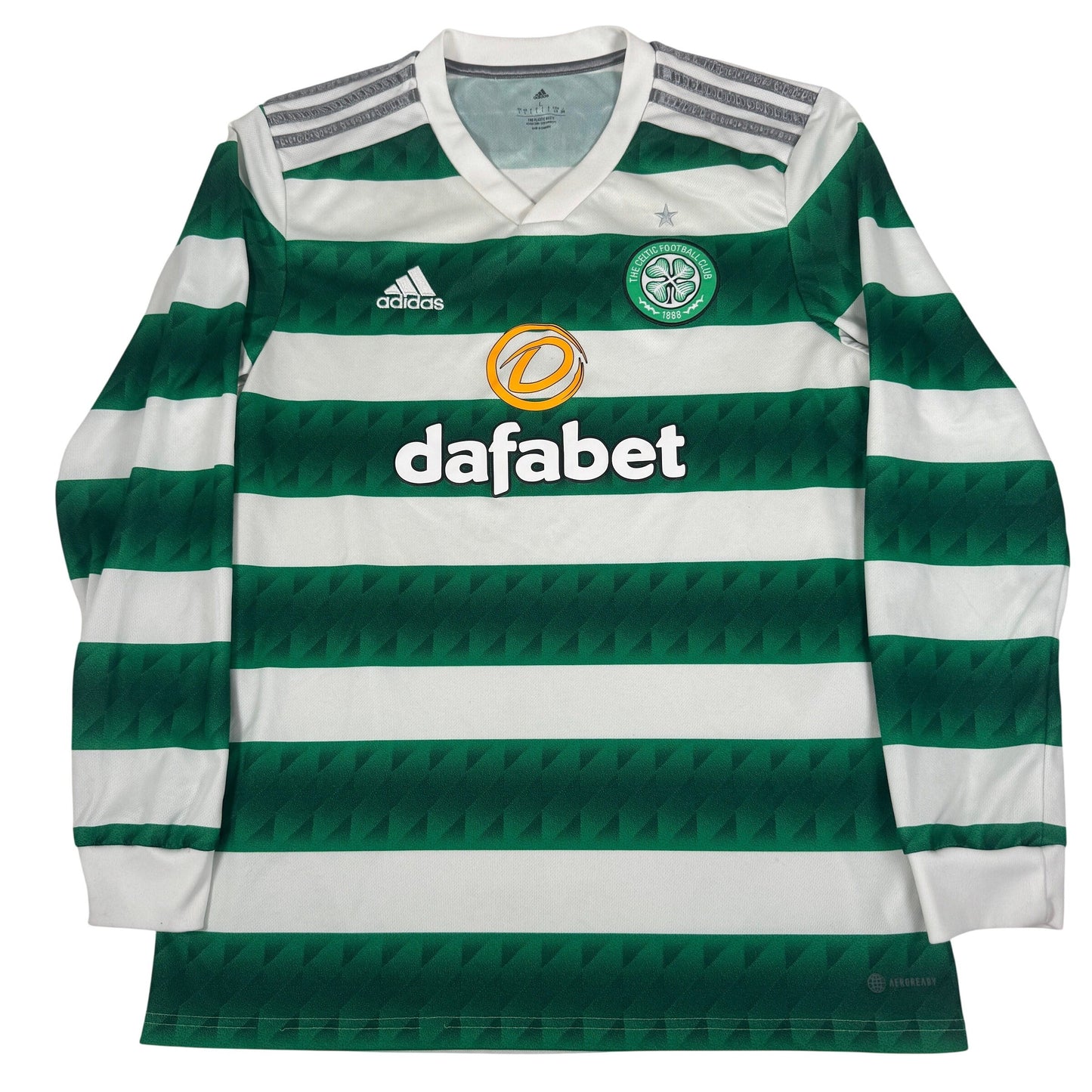 Celtic 2022/2023 Home Long Sleeve Football Shirt Large