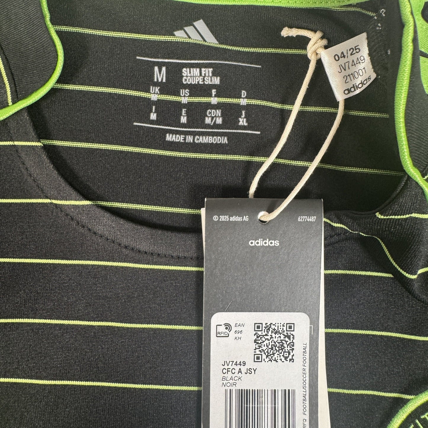 Celtic 2025/2026 Away Football Shirt Medium BNWT