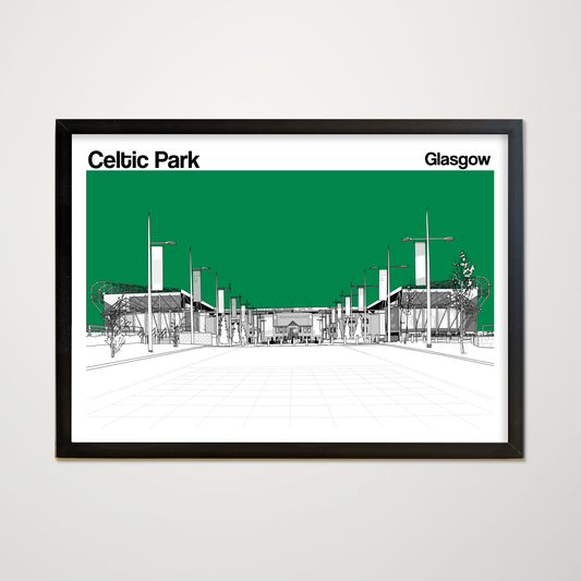 Celtic FC Art posters of Celtic Park