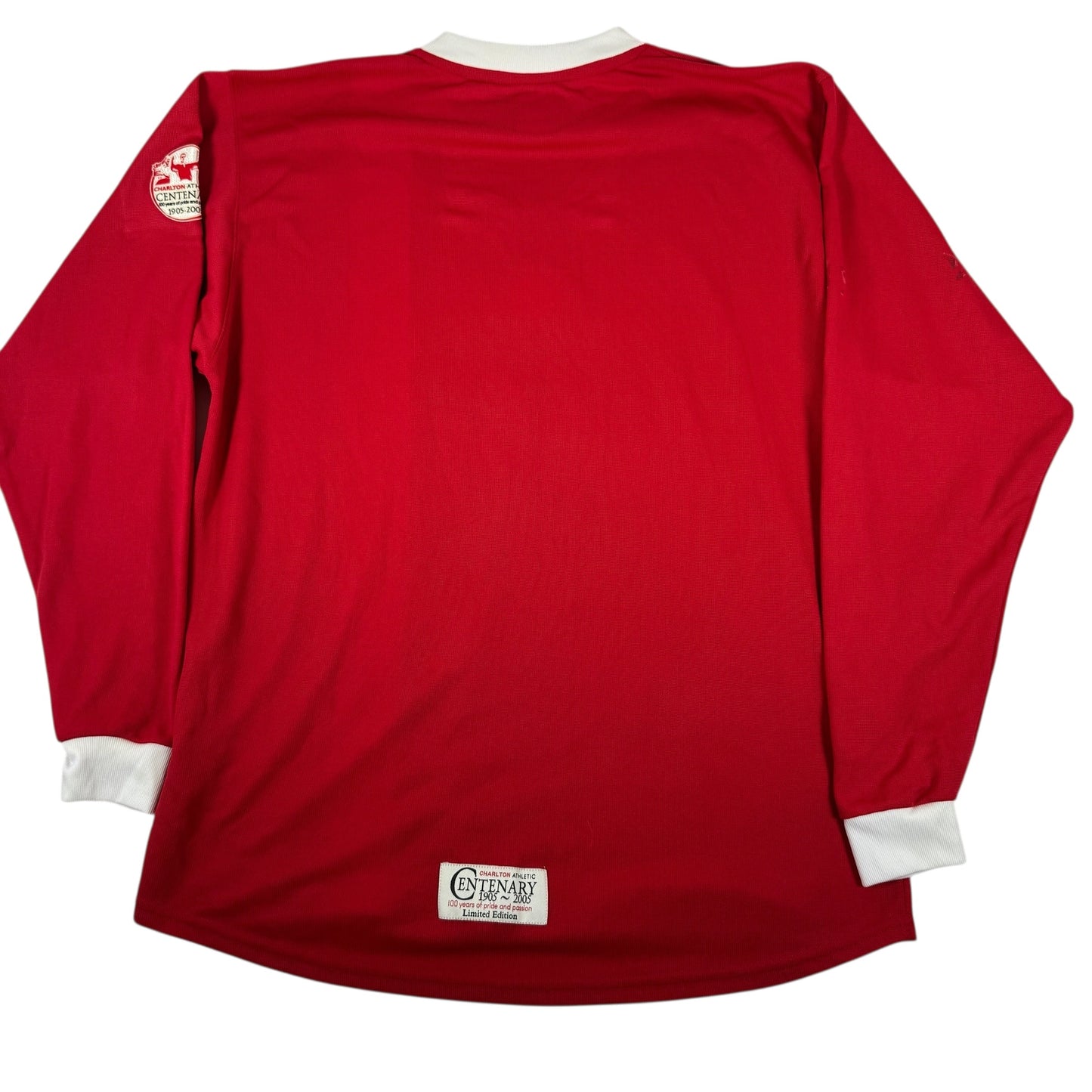 Charlton Athletic 2005/2006 Centenary Long Sleeve Home Football Shirt Medium