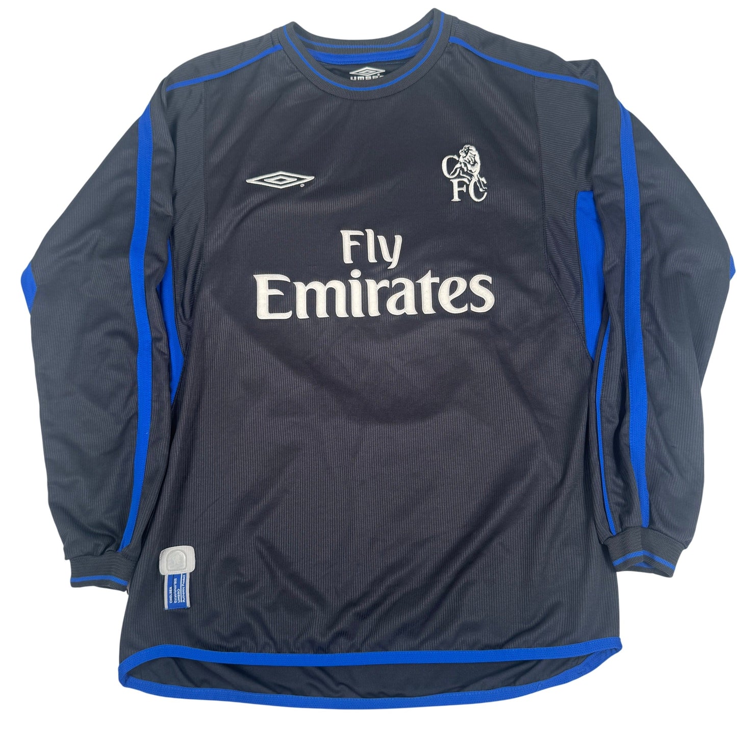 Chelsea 2002/2003 Away Long Sleeve Football Shirt Medium