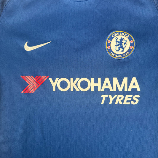 Chelsea 2017/2018 Home Football Shirt Childs Large