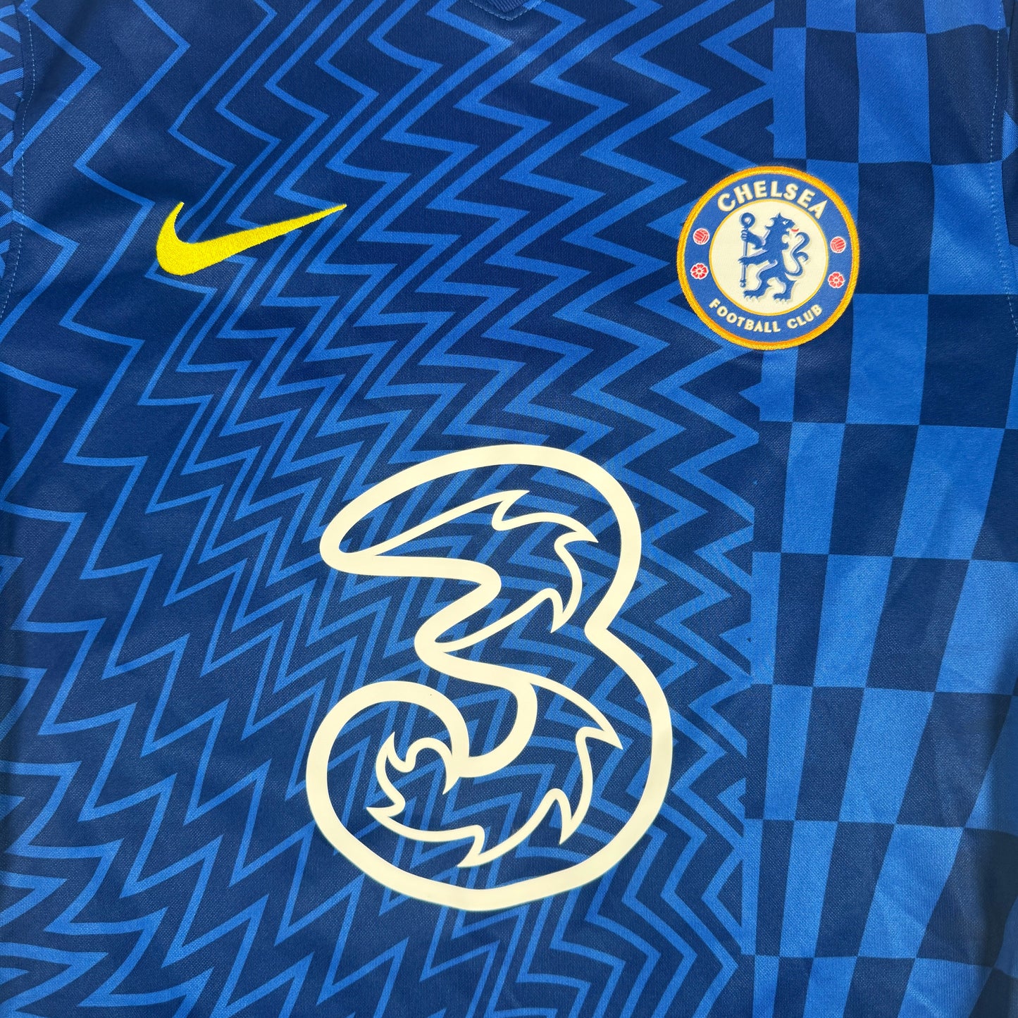 MOUNT 19 Chelsea 2021/2022 Home Football Shirt Medium