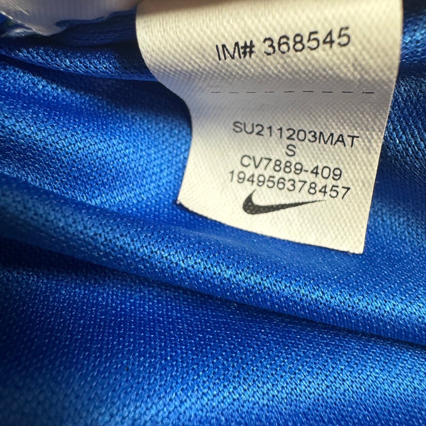 MOUNT 19 Chelsea 2021/2022 Home Football Shirt Small