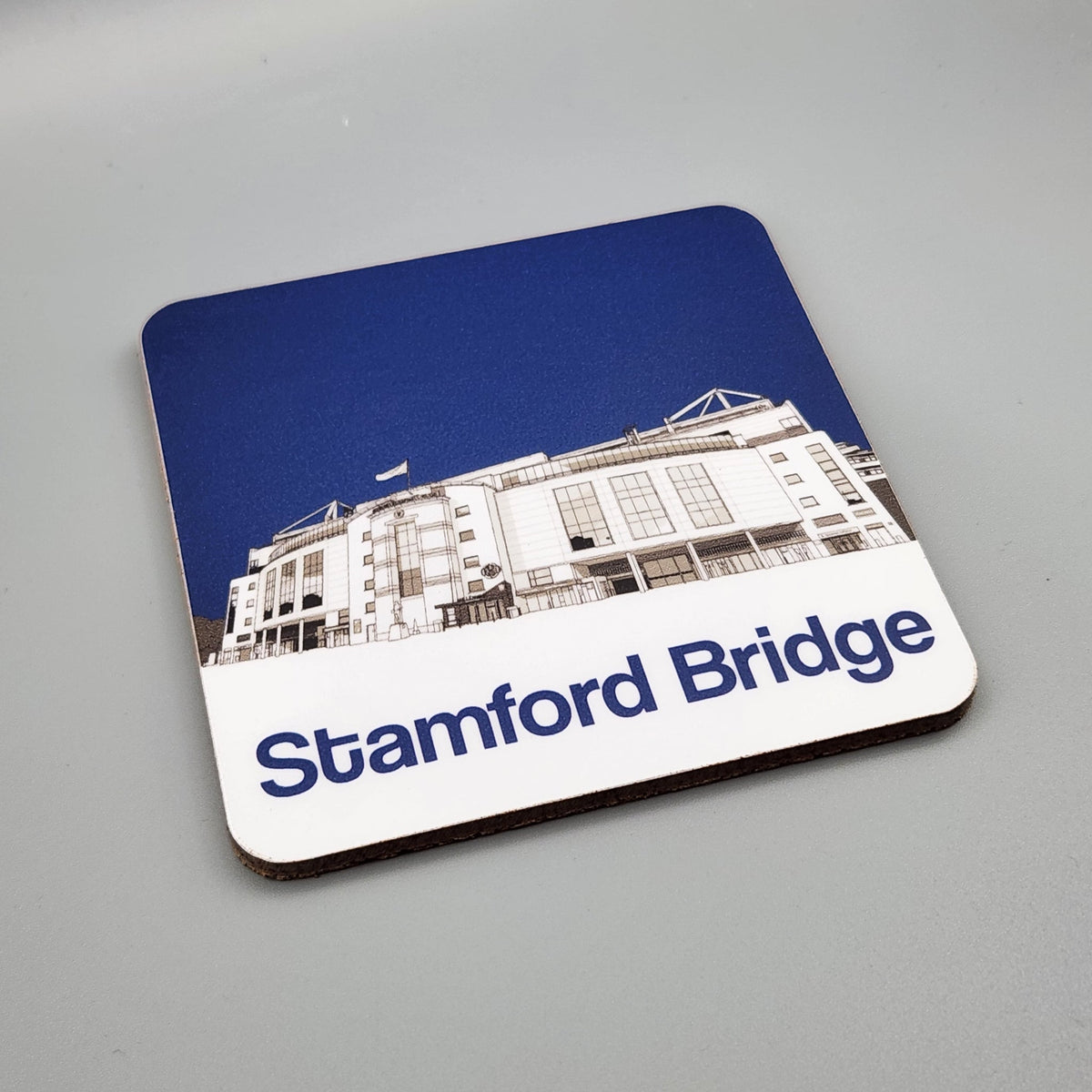 Chelsea FC Drinks coaster of Stamford Bridge