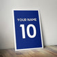 Personalised Football Shirt Print