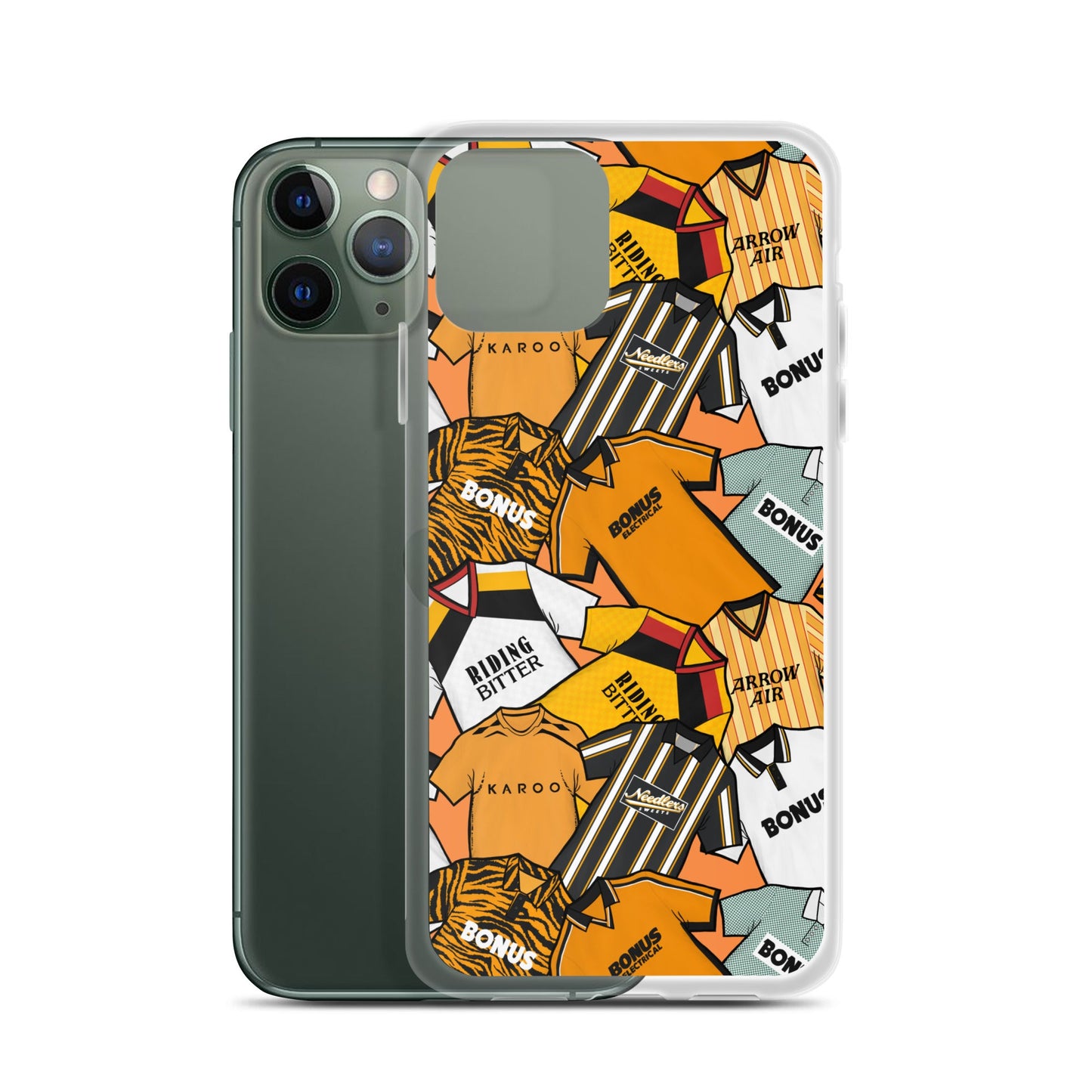 Hull Retro Shirts Themed Football Inspired Clear Case for iPhone®
