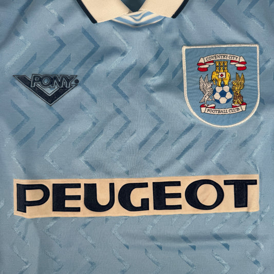 Coventry City 1994/1995/1996 Home Football Shirt Small