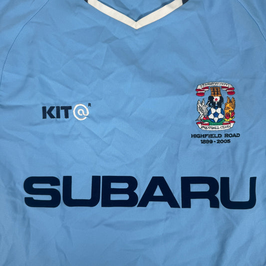 Coventry City 2004/2005 Home Football Shirt Small